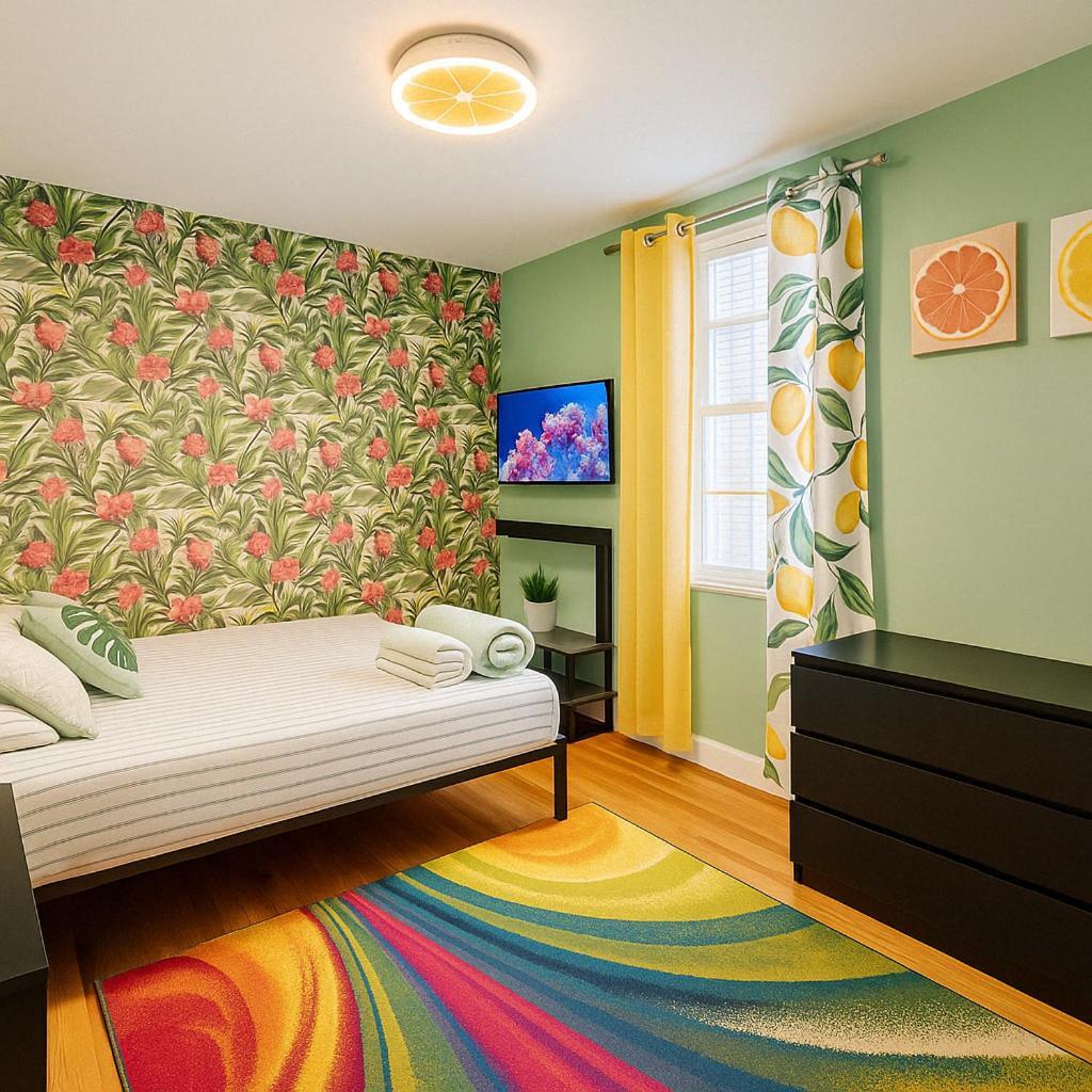 Tropical Comfort Room In Harlem Cozy Stay With Snacks & Style 纽约 外观 照片