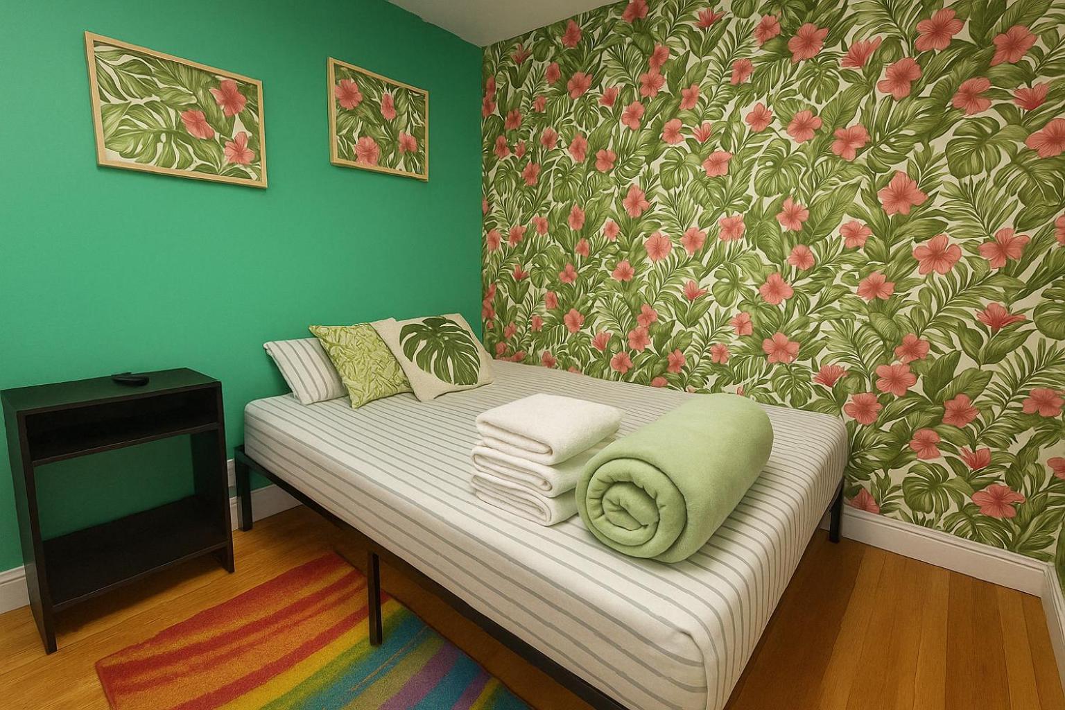 Tropical Comfort Room In Harlem Cozy Stay With Snacks & Style 纽约 外观 照片