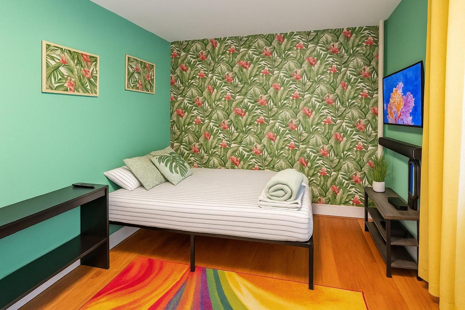 Tropical Comfort Room In Harlem Cozy Stay With Snacks & Style 纽约 外观 照片