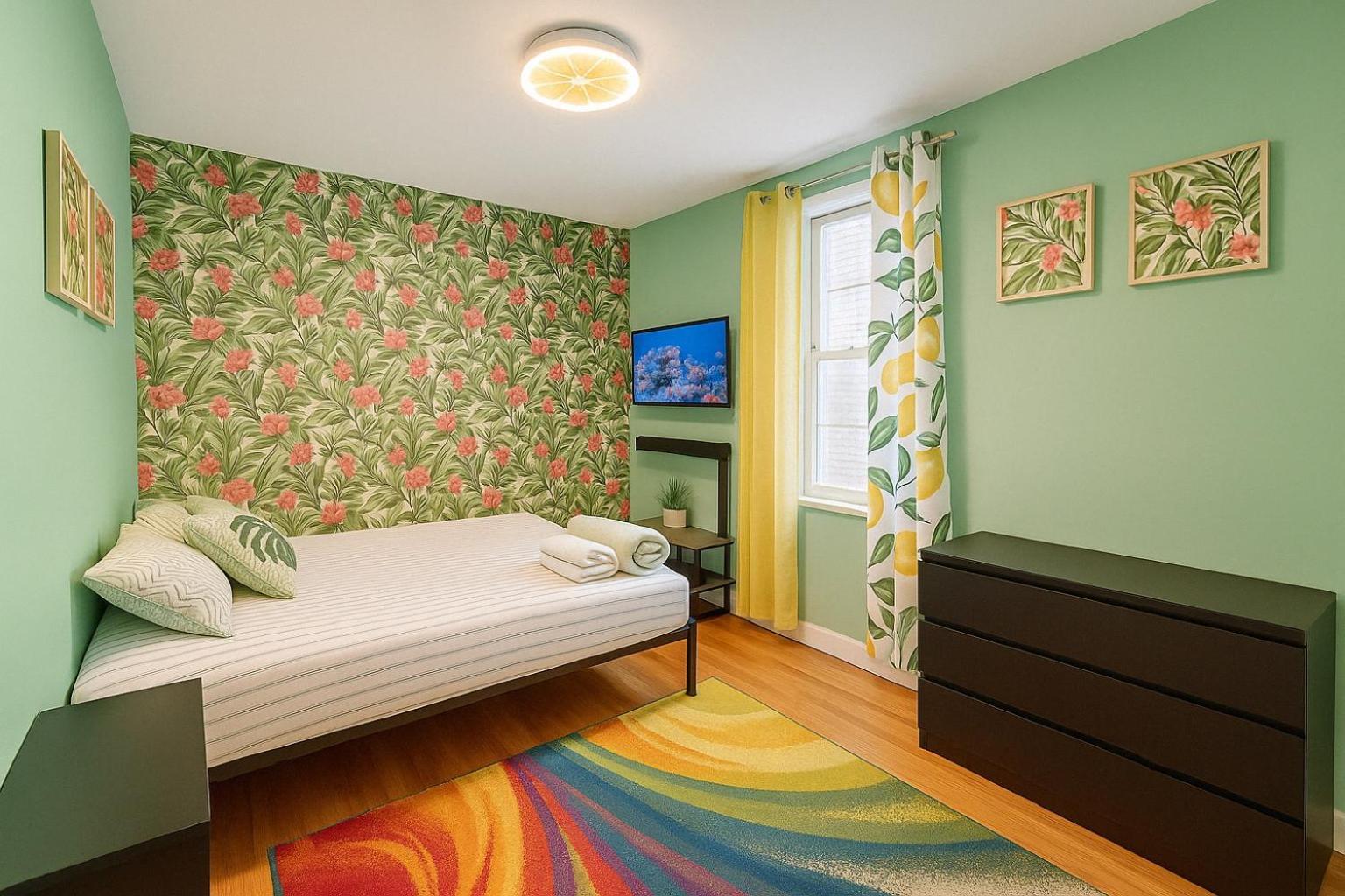 Tropical Comfort Room In Harlem Cozy Stay With Snacks & Style 纽约 外观 照片