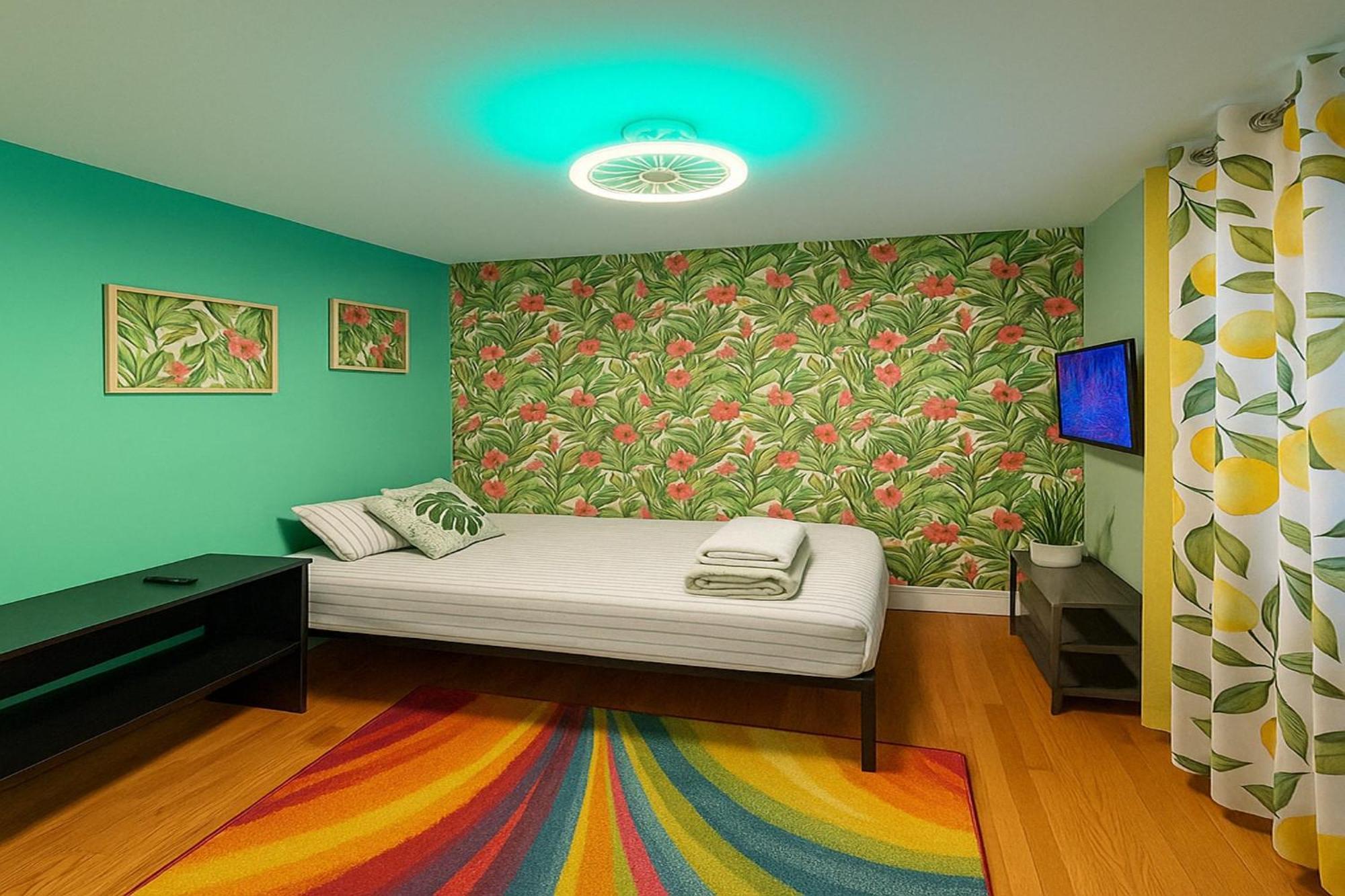 Tropical Comfort Room In Harlem Cozy Stay With Snacks & Style 纽约 外观 照片